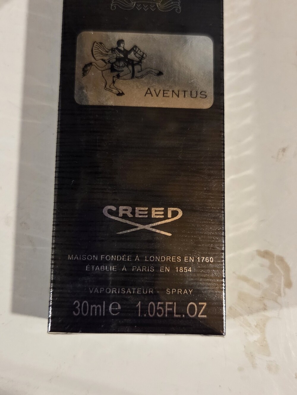 Creed Aventus Black and Silver Box